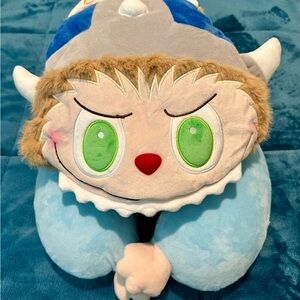 Labubu Plush Viking Neck Pillow